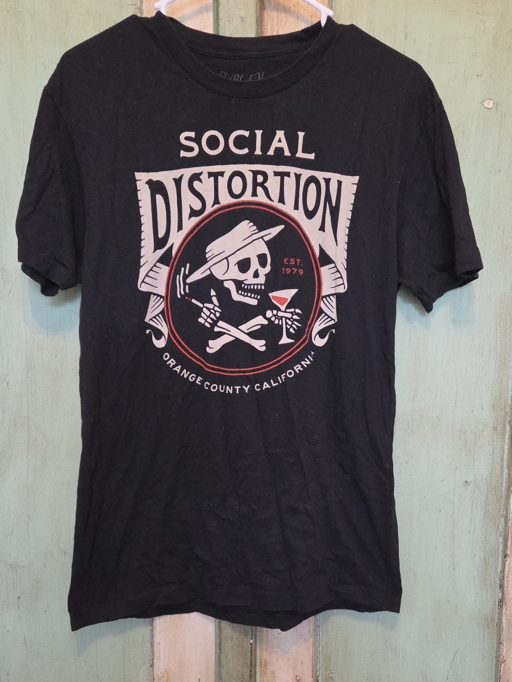 Social Distortion Black Graphic Band T‑Shirt